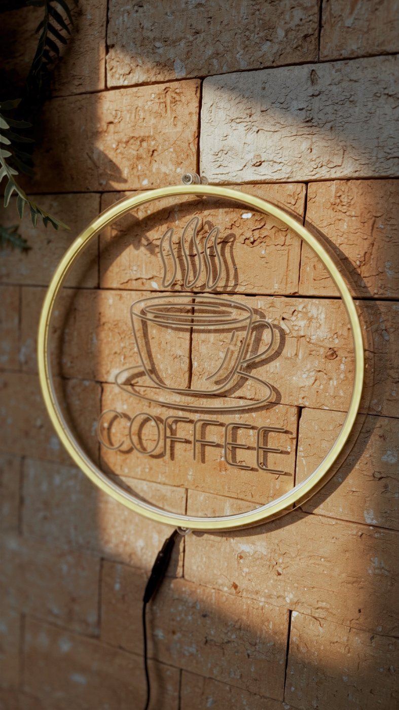 Placa Coffee decorativa
